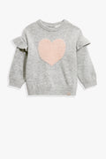 Textured Heart Knit