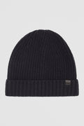 Cotton Blend Rib Beanie
