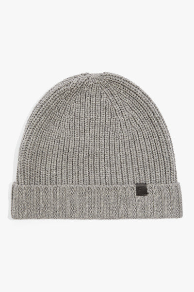 Cotton Blend Rib Beanie