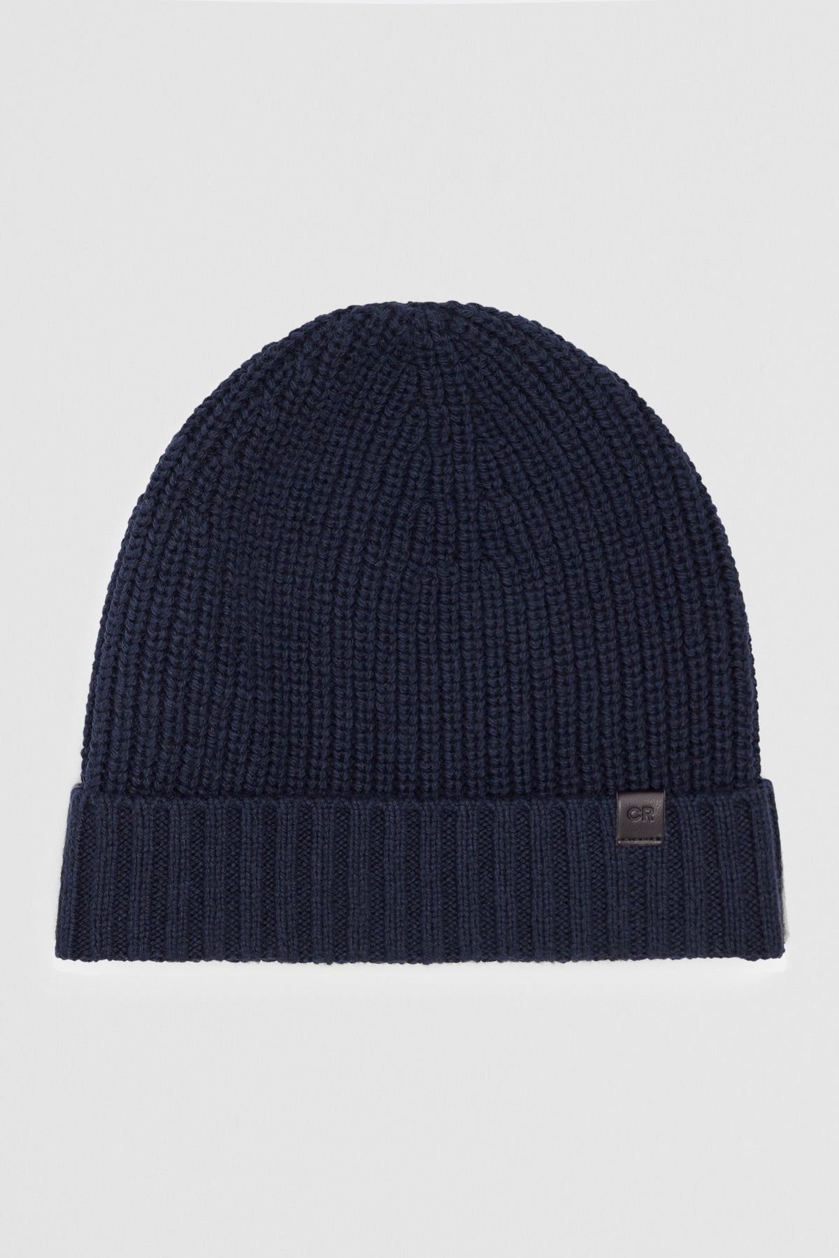 Cotton Blend Rib Beanie