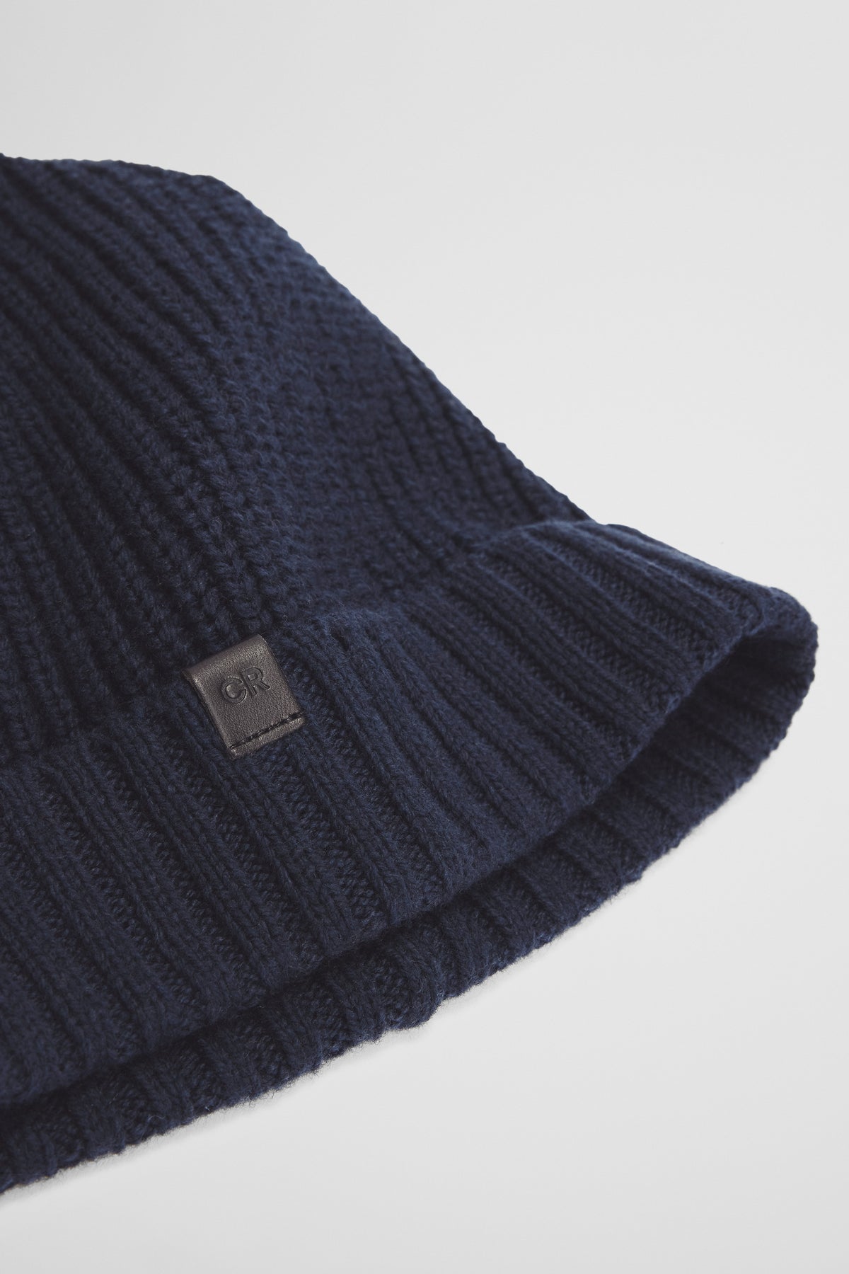 Cotton Blend Rib Beanie