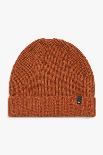 Cotton Blend Rib Beanie