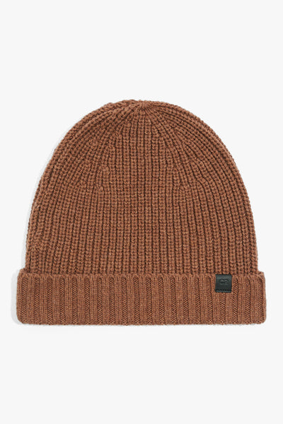 Cotton Blend Rib Beanie