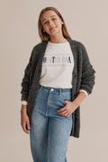 Teen Fluffy Ombre Cardigan