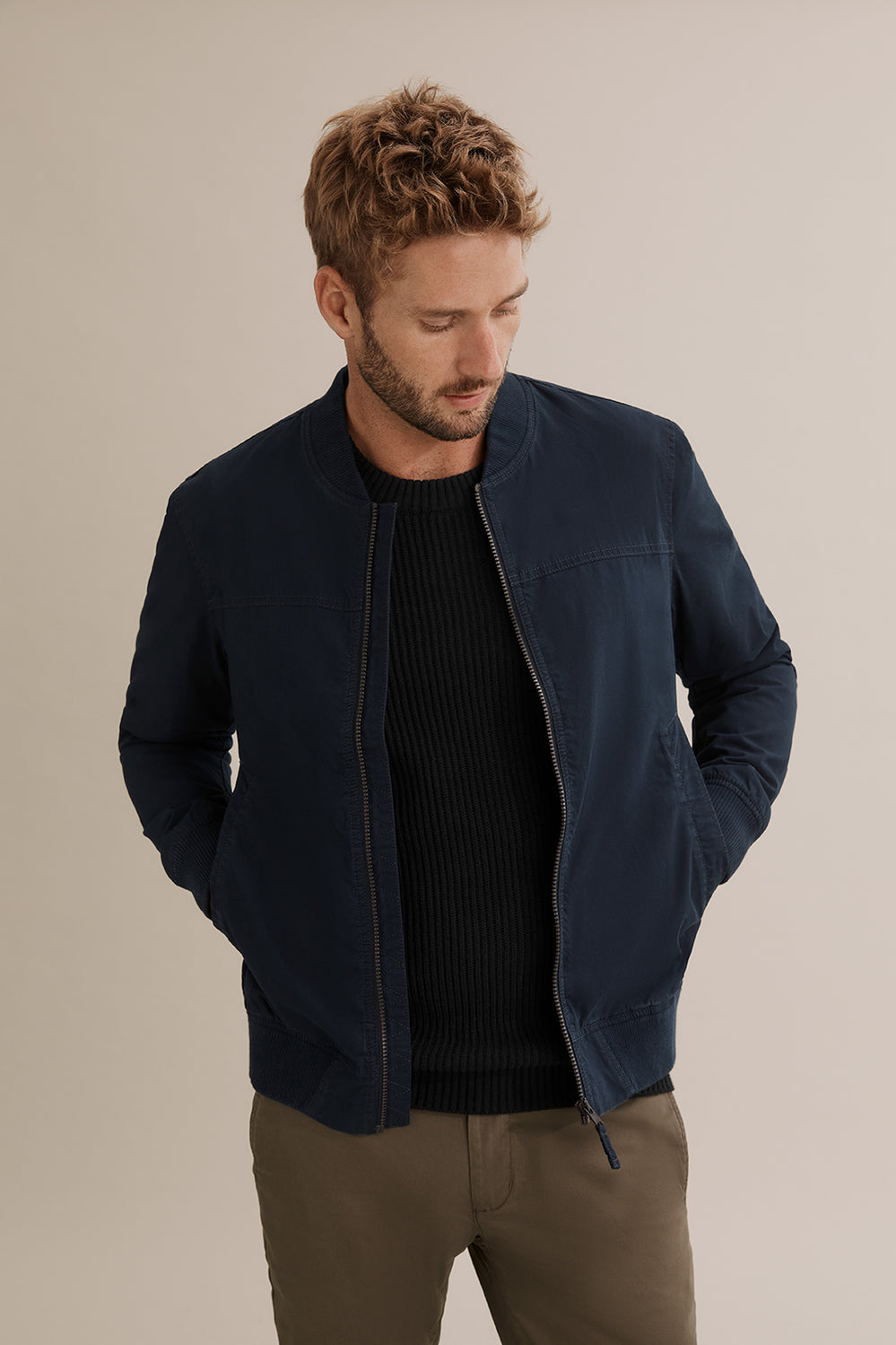 Washed Bomber Jacket