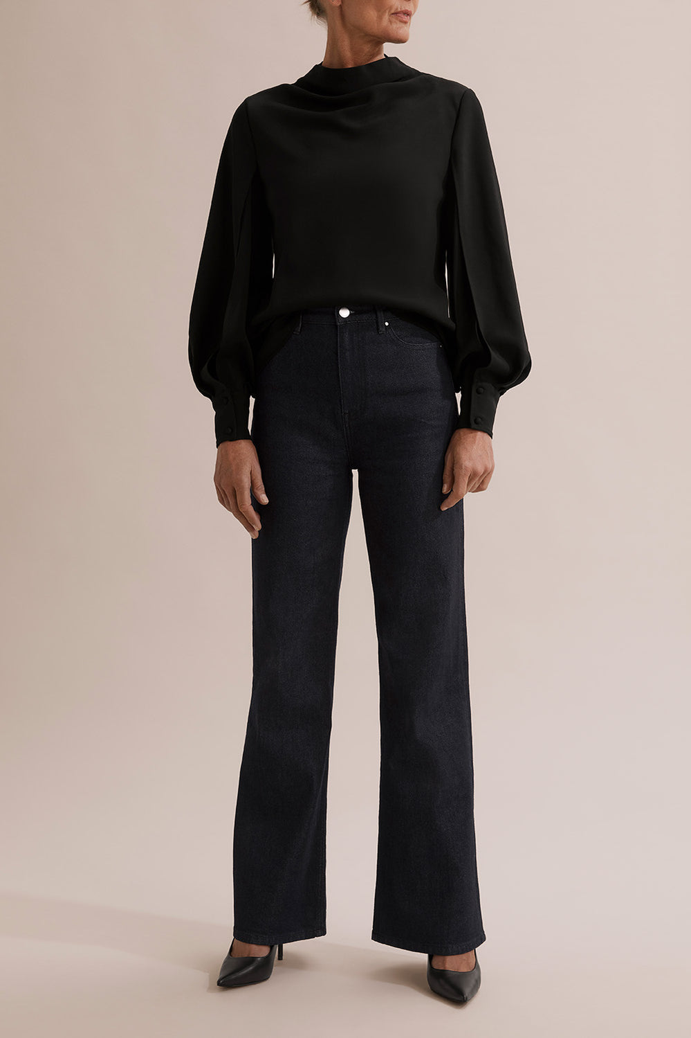 Cotton Super High Wide Jean