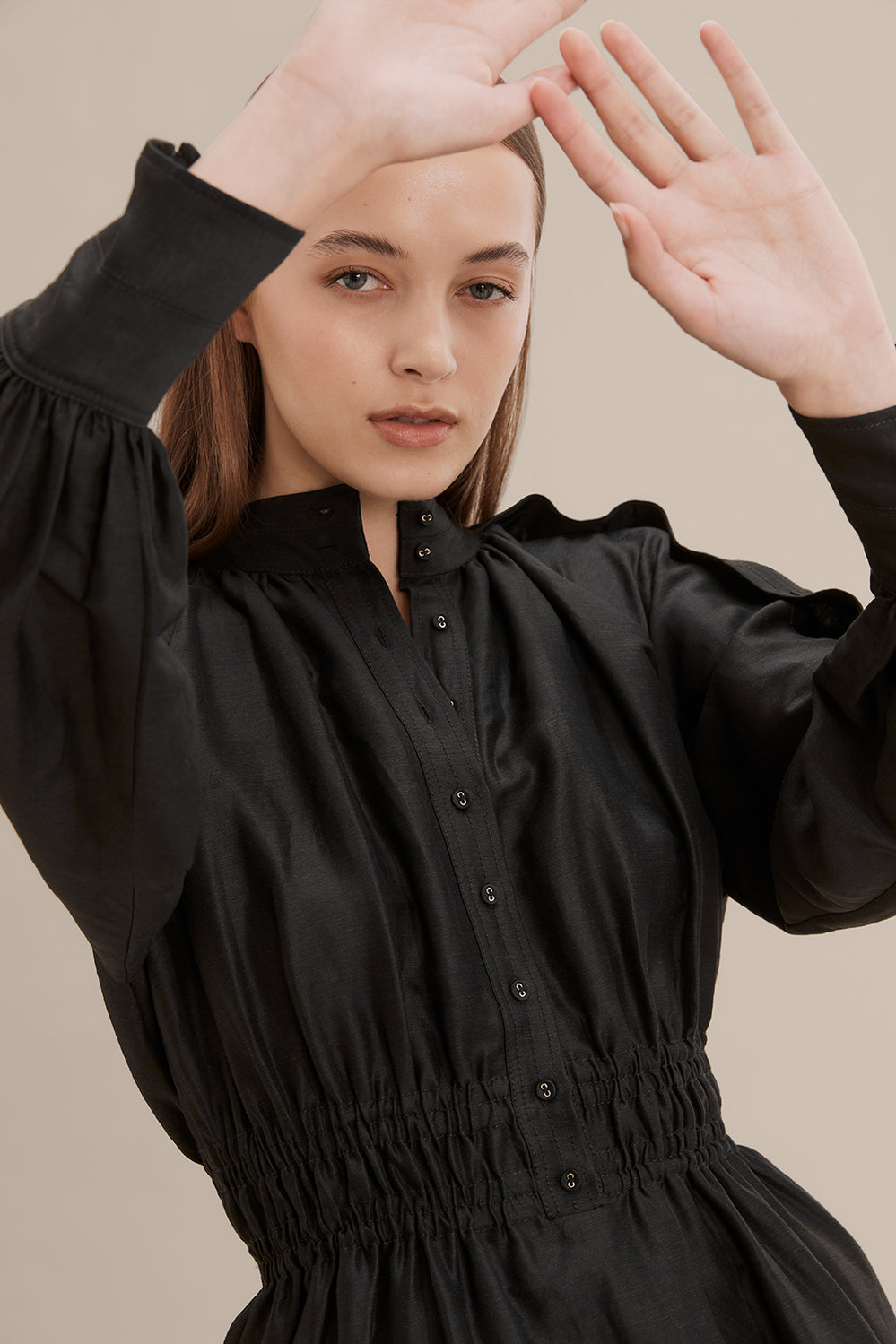 Button Detail Dress