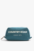 Cotton Modern Logo Small Wash Bag