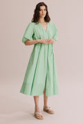 Gathered Detail Midi Dress