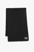 Branded Rib Knit Scarf