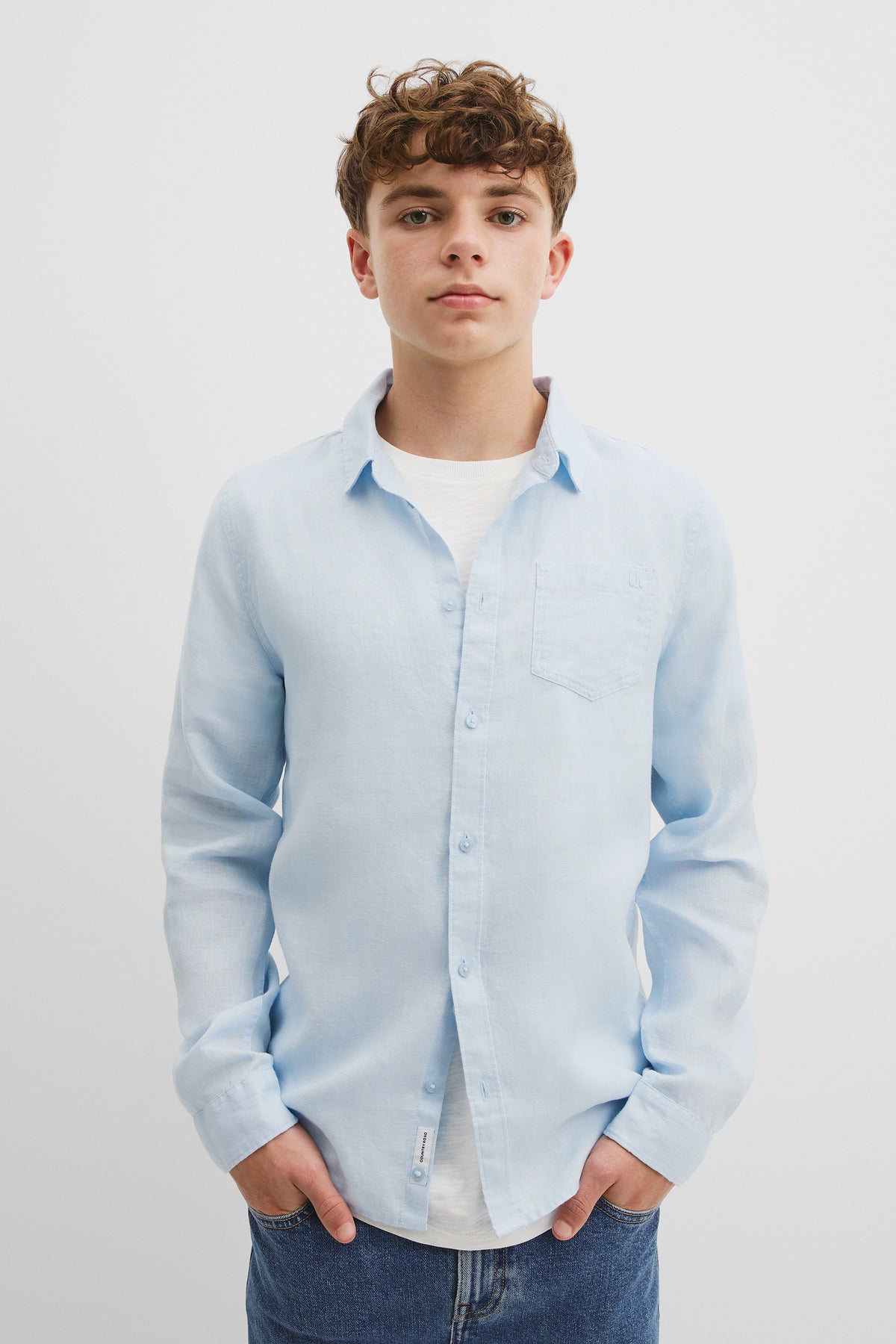 Teen Organically Grown Linen Shirt