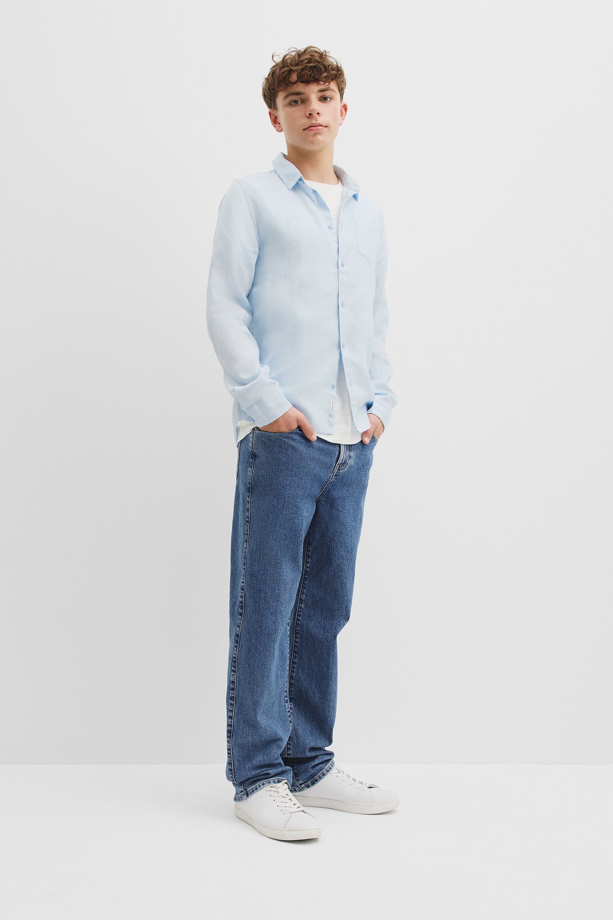 Teen Organically Grown Linen Shirt