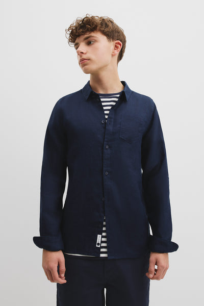 Teen Organically Grown Linen Shirt