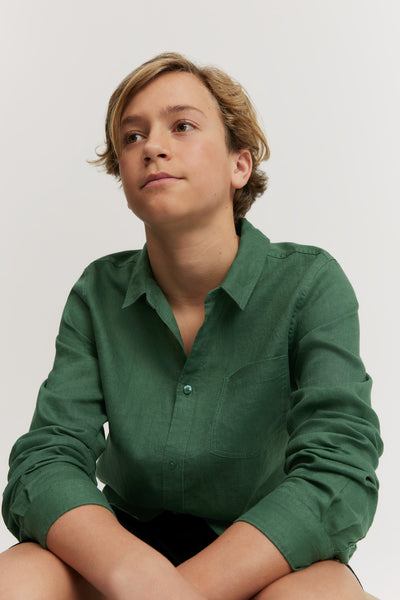 Teen Organically Grown Linen Shirt