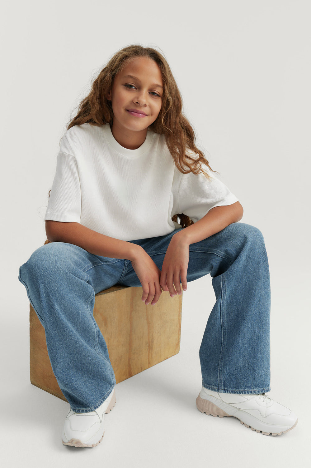 Teen Cotton Blend Boxy T-Shirt