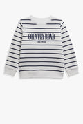 Cotton Heritage Stripe Sweat