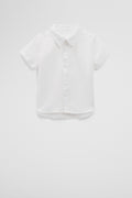Organically Grown Short Sleeve Linen Shirt