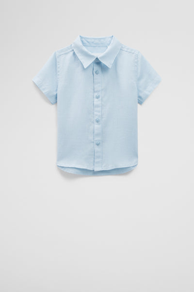 Organically Grown Short Sleeve Linen Shirt