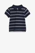 Cotton Stripe Polo Shirt