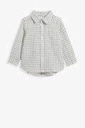 Long Sleeve Windowpane Shirt