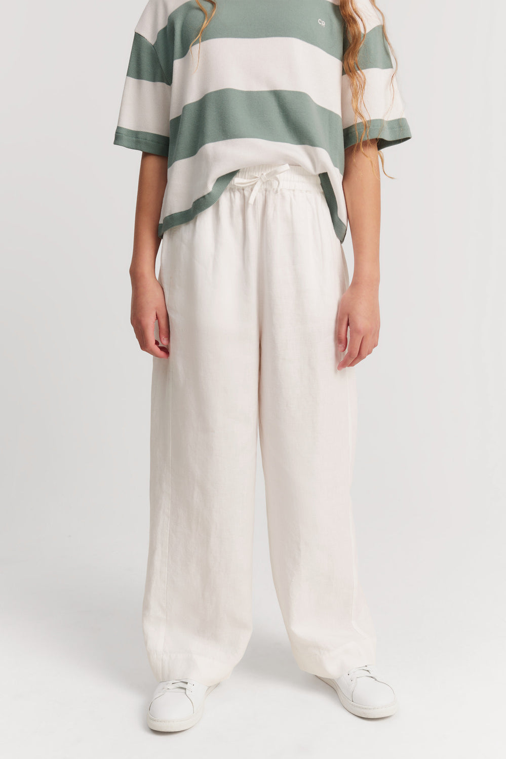 Teen Pull-On Linen Pant