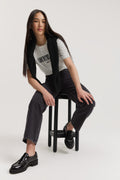 Cotton Stripe Heritage Embroidered T-Shirt