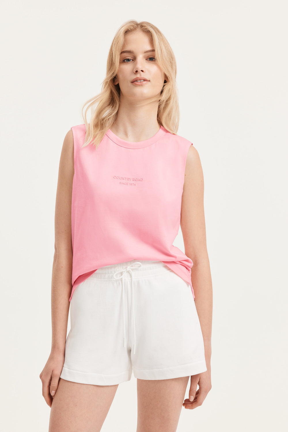 Cotton Modern Embossed Tank