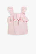 Cotton Scallop Frill Tank