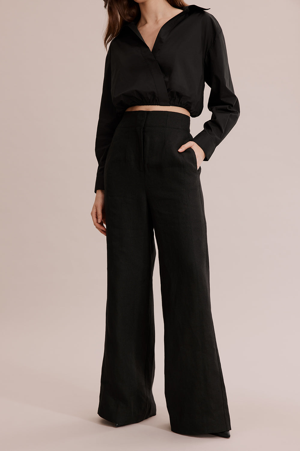 Linen Wide Leg Pant
