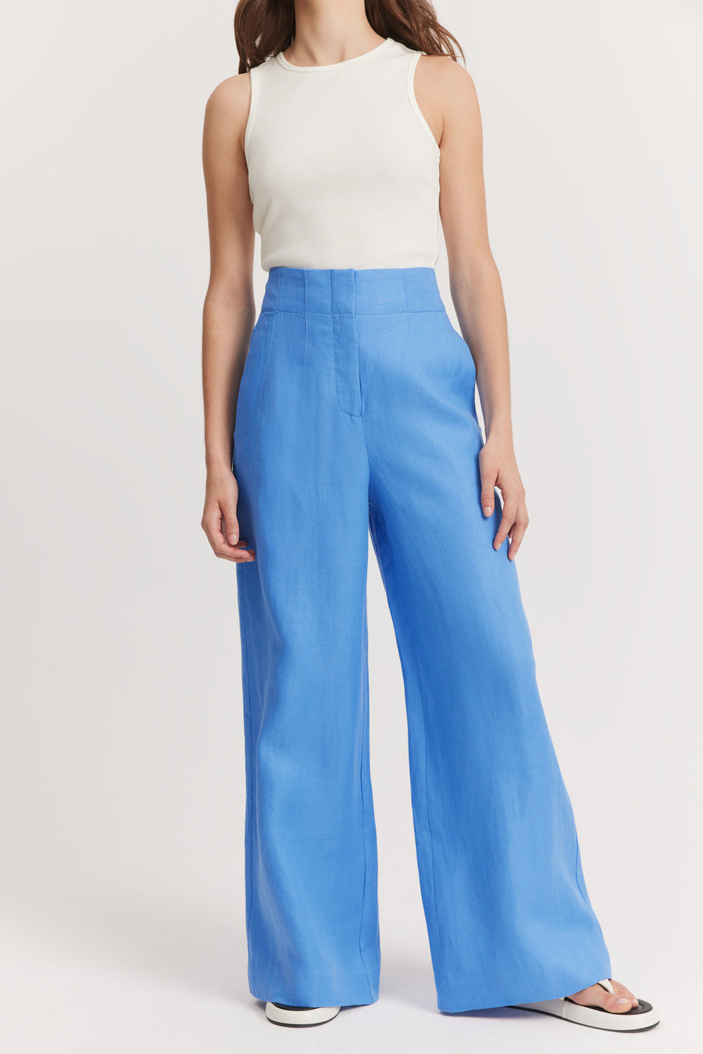 Linen Wide Leg Pant