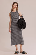 Stripe Linen Jersey Dress