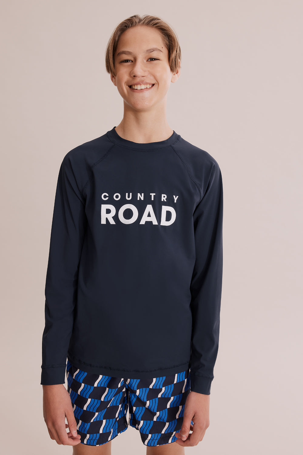 Teen Nylon Logo Rash Vest
