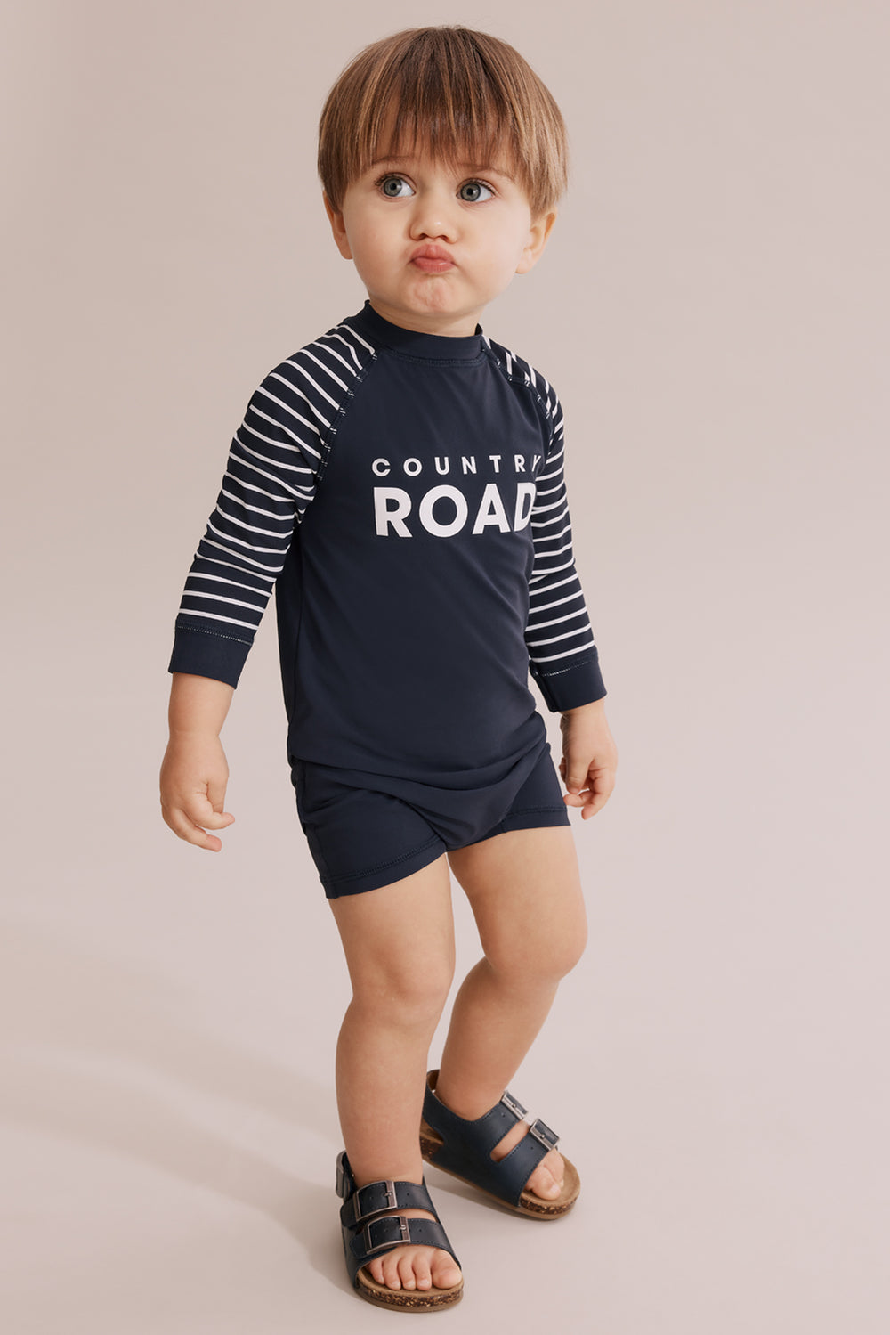 Nylon Logo Swimsuit