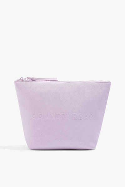 Branded Detail Tri Cosmetic Bag