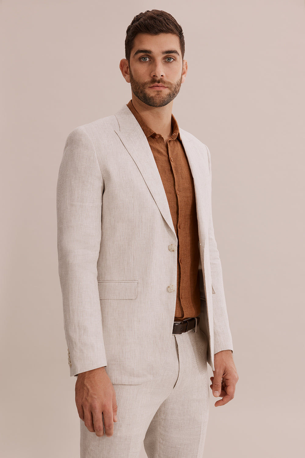 Slim Fit Irish Linen Blazer