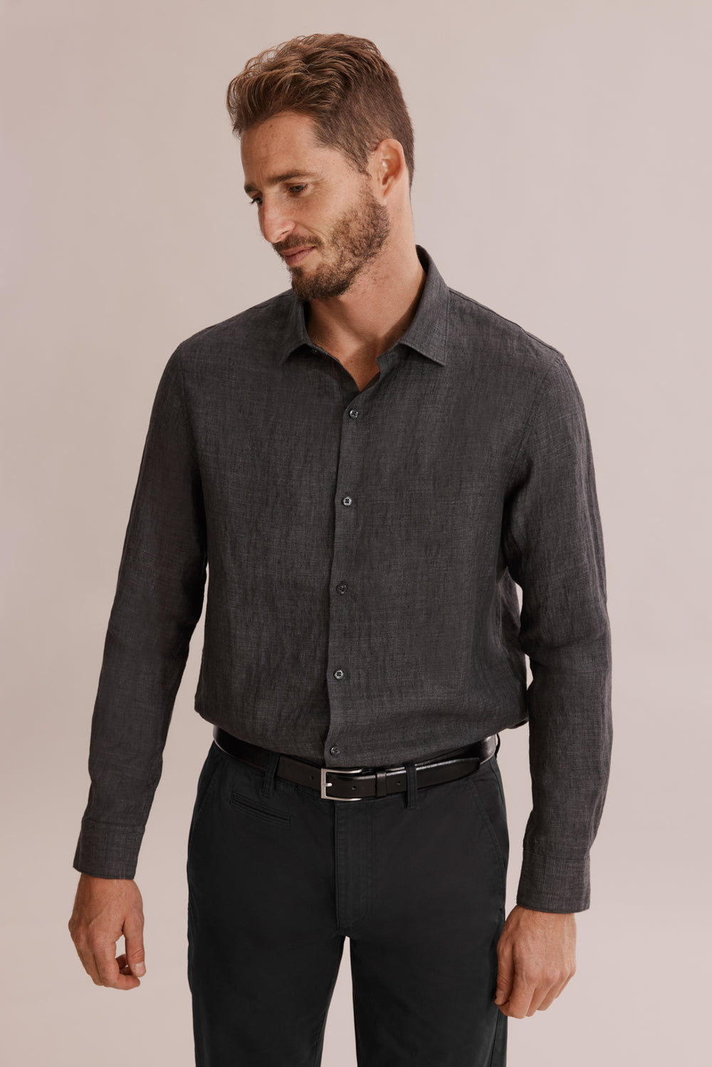 Tailored Fit Delave Linen Shirt