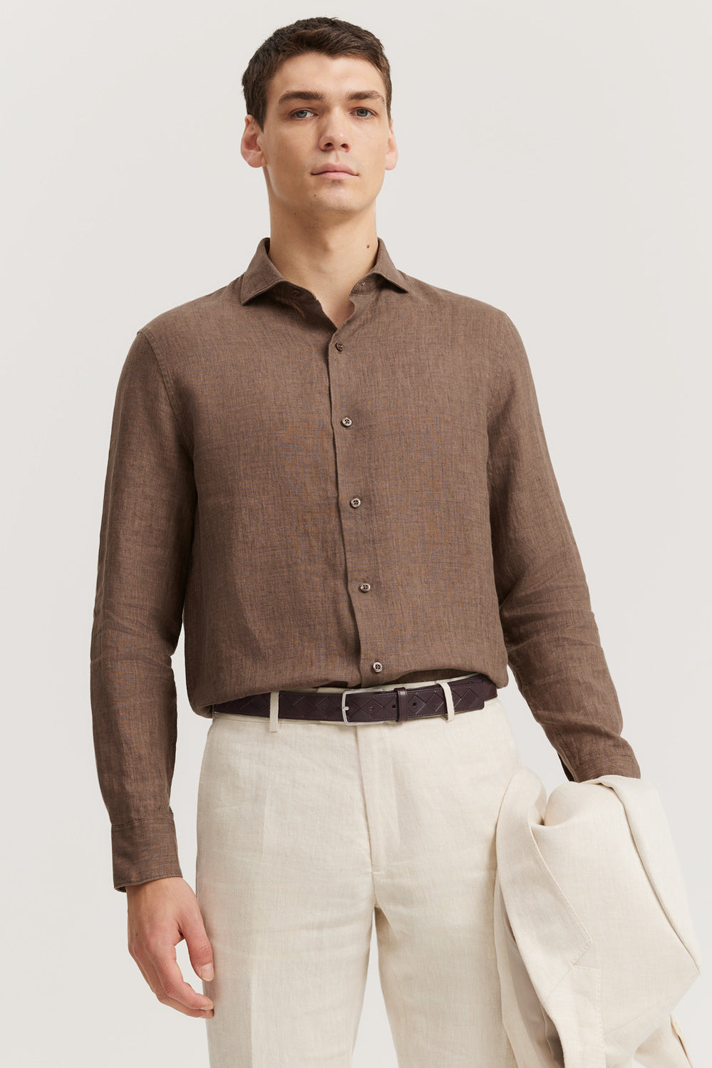 Tailored Fit Delave Linen Shirt