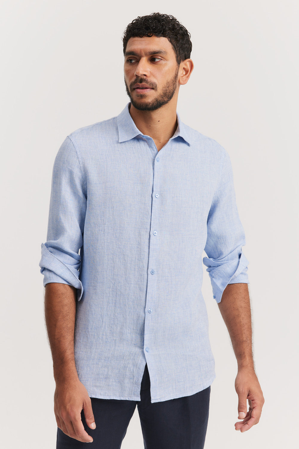 Tailored Fit Delave Linen Shirt