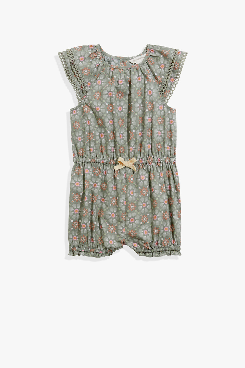 Mosaic Frill Jumpsuit