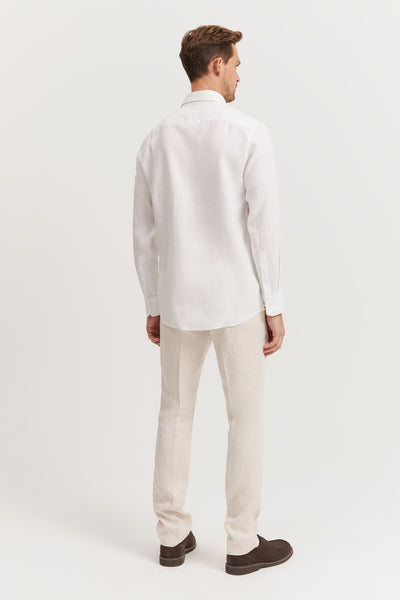 Tailored Fit Organically Grown Linen Shirt