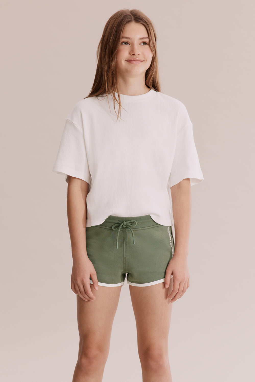 Teen Cotton Logo Sweat Short
