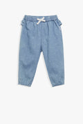 Chambray Frill Pant