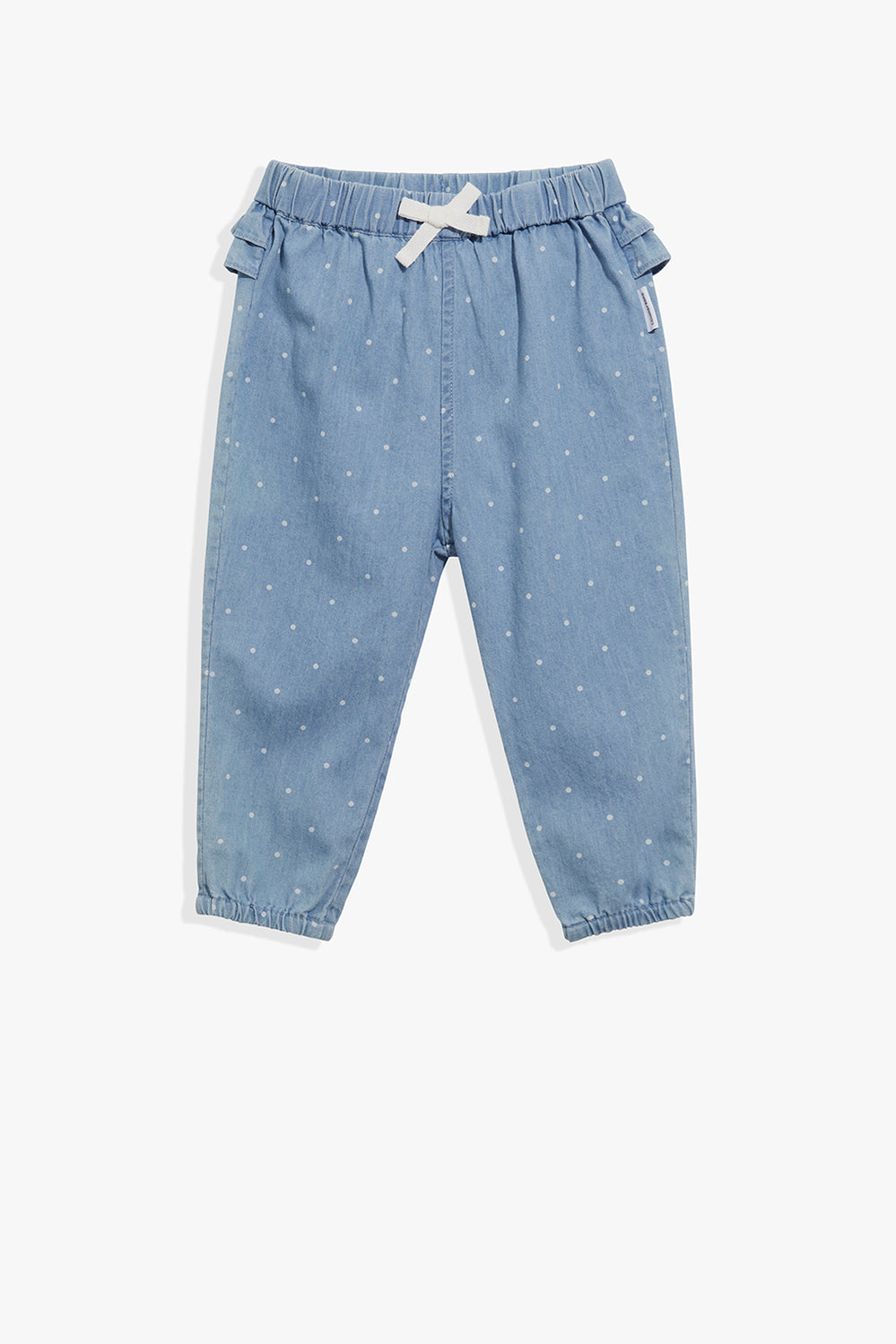 Chambray Frill Pant
