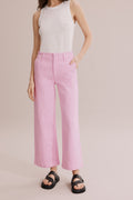 Cotton Wide Leg Jean