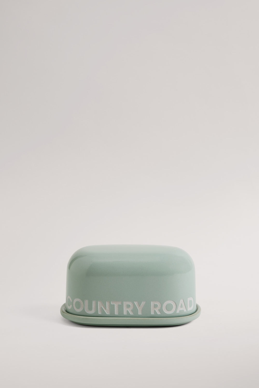 Logo Stoneware Butter Dish
