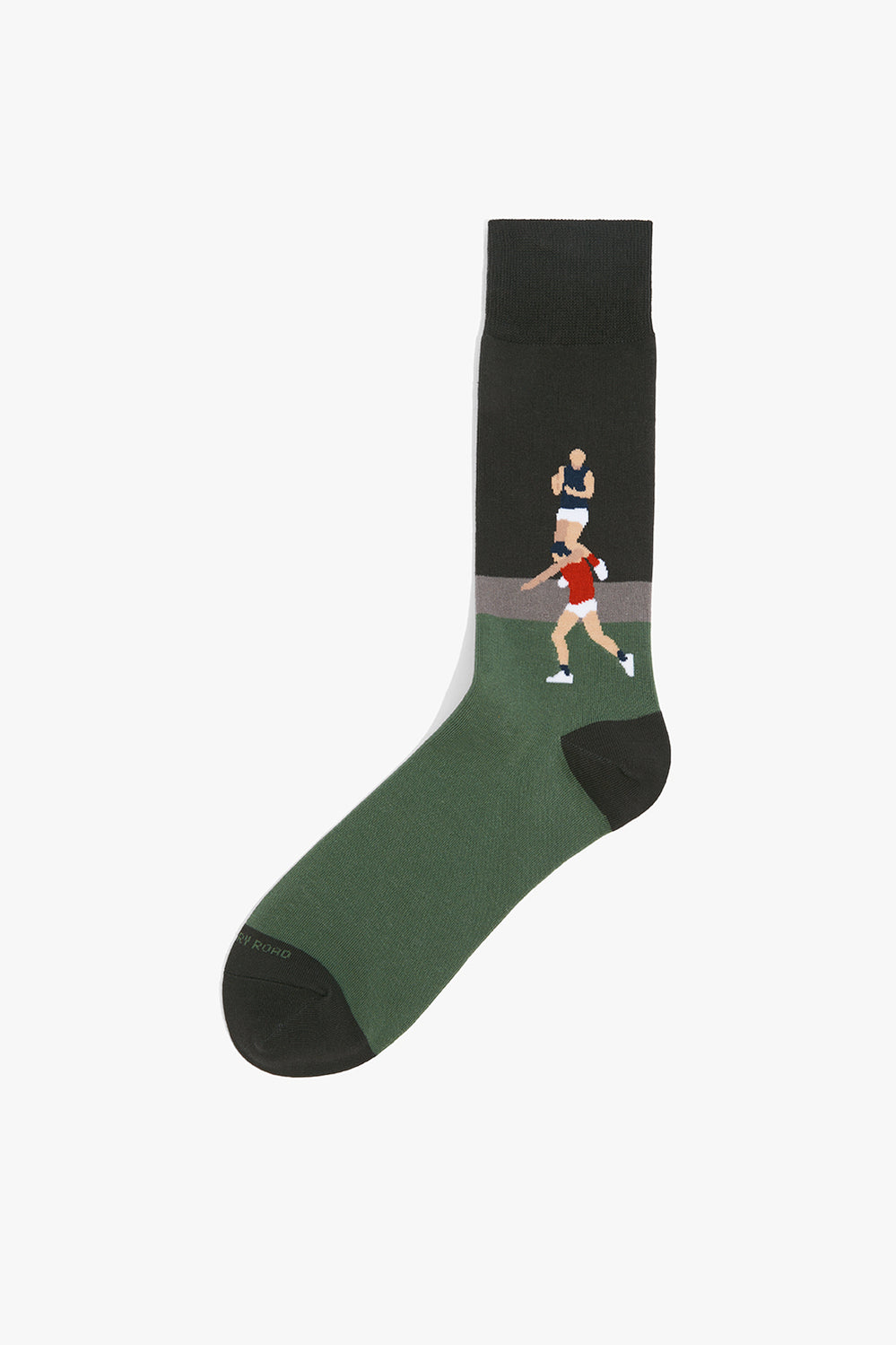 Cotton Footy Scene Sock
