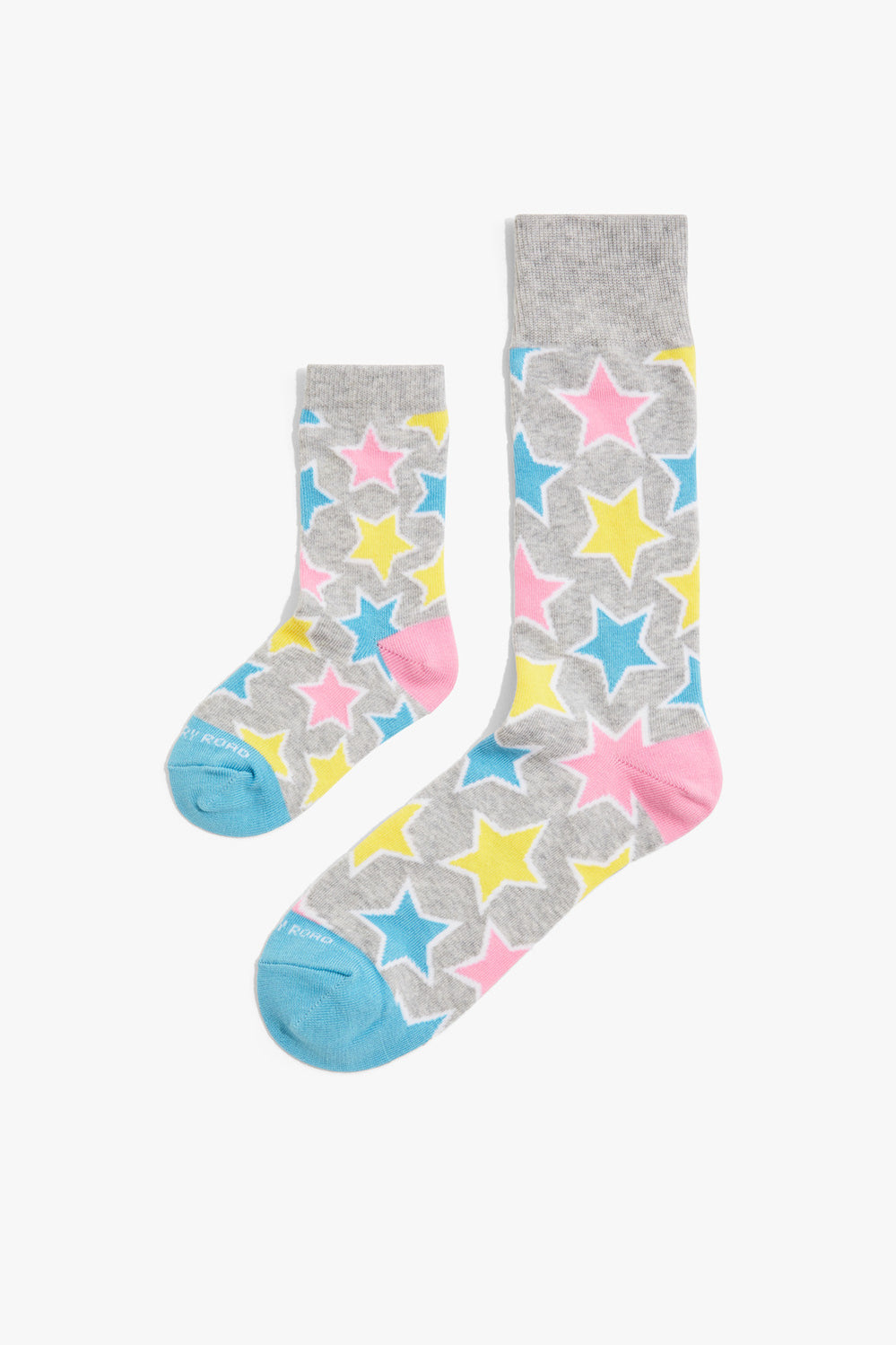 Cotton Father Child Star Sock Pack Of 2
