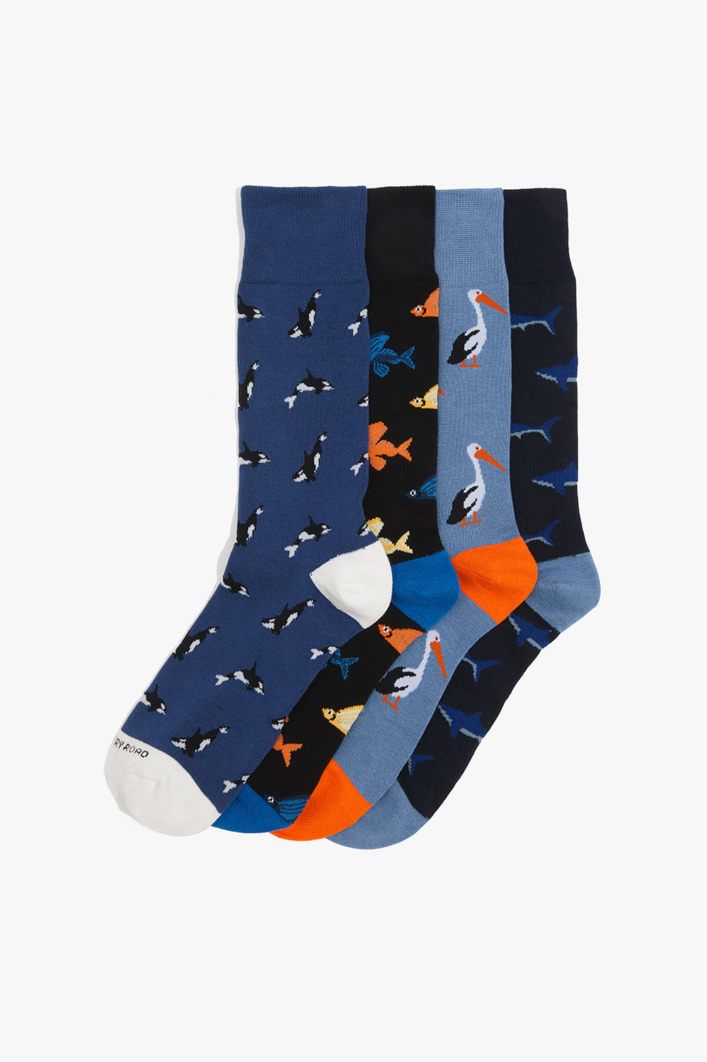 Cotton Sea Life Sock Pack Of 4