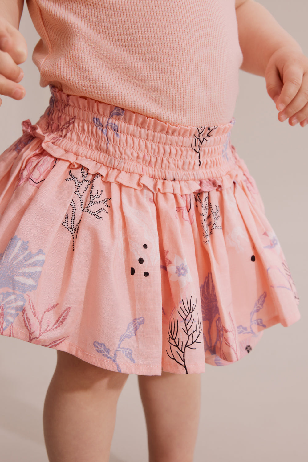 Sea Floral Skort
