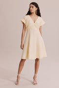 Gathered Mini Dress
